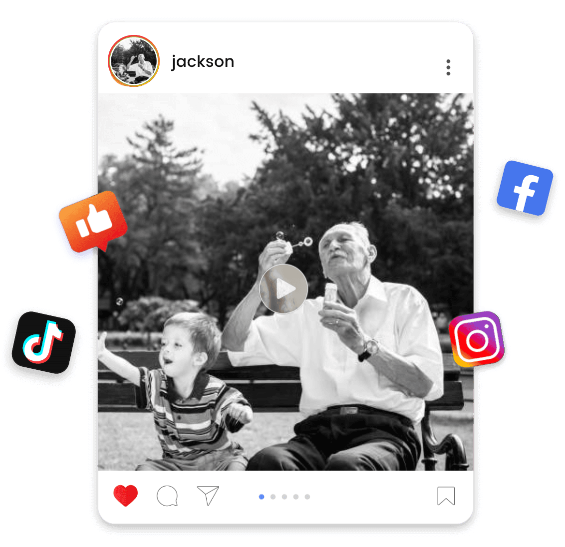 Share Animated Memories on Social Media