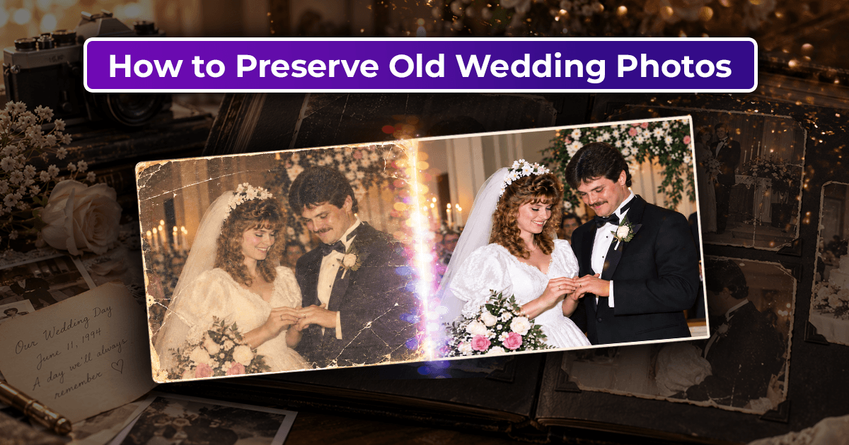 How to Preserve Old Wedding Photos for Decades
