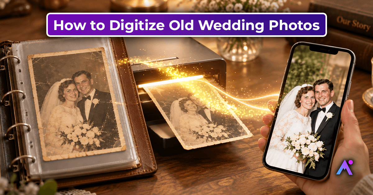 How to Digitize Old Wedding Photos and Preserve Them for Years