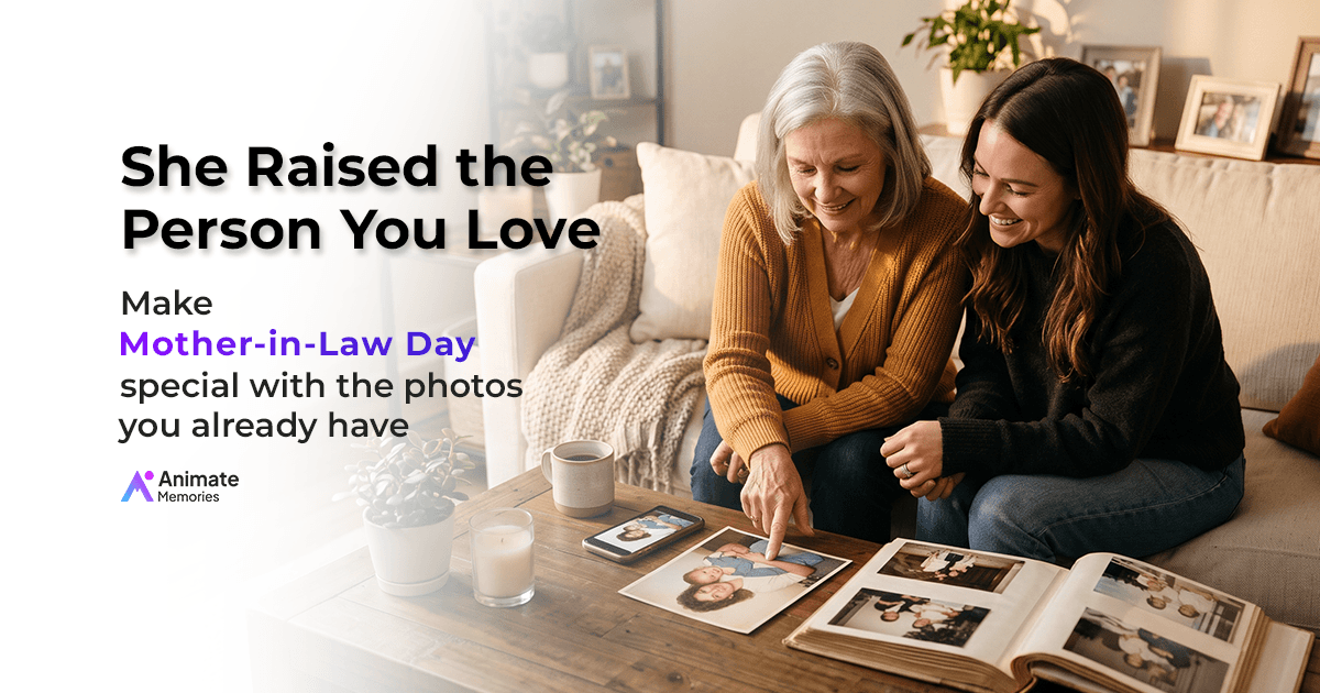 How to Make Mother-in-Law Day Special with Old Family Photos