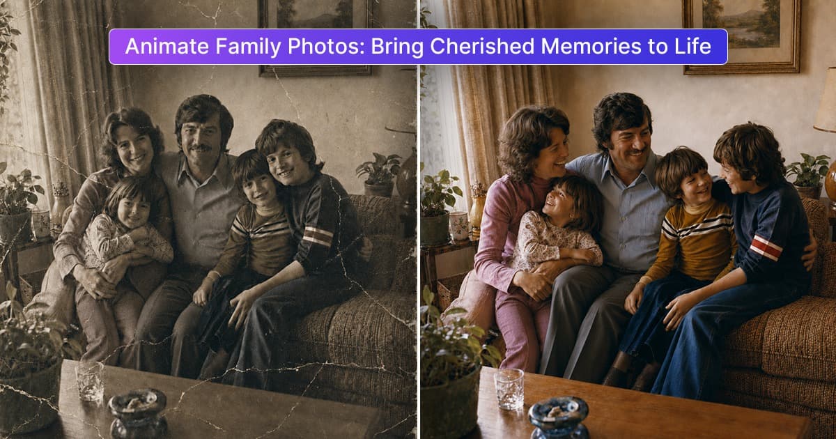 Animate Family Photos: Bring Cherished Memories to Life
