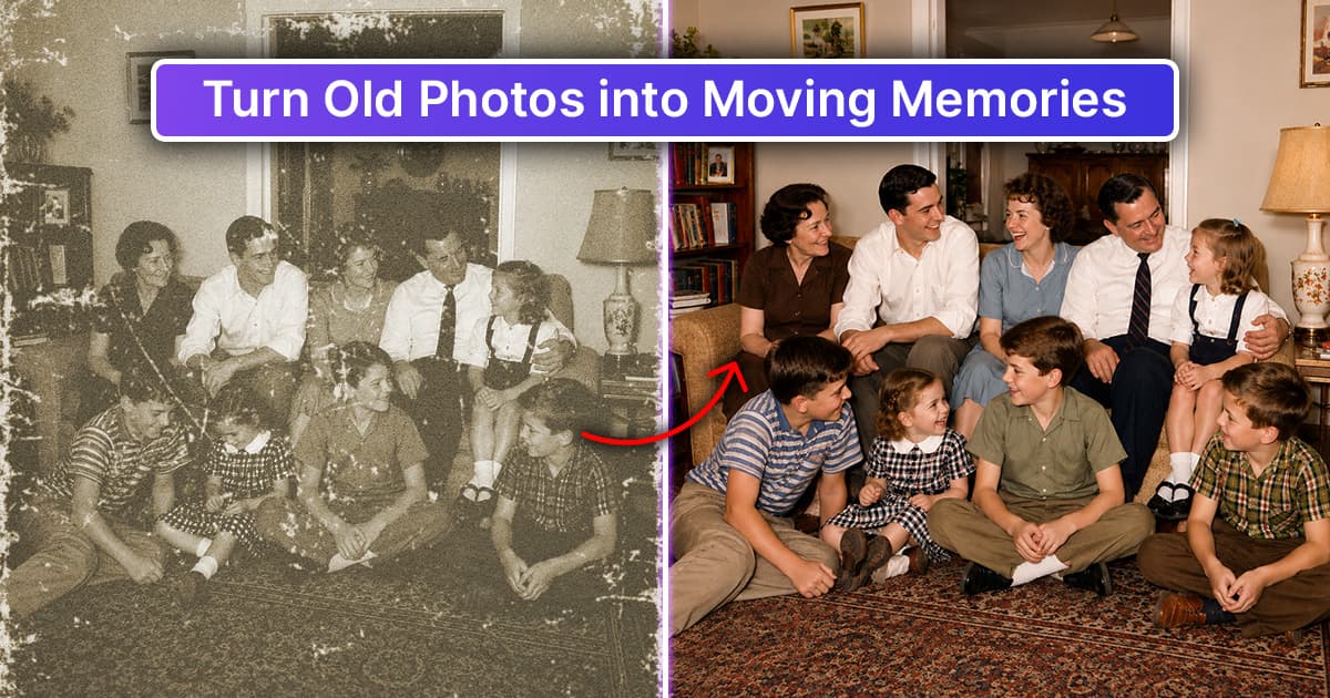 The Easiest Way to Turn Old Photos into Moving Memories with AI