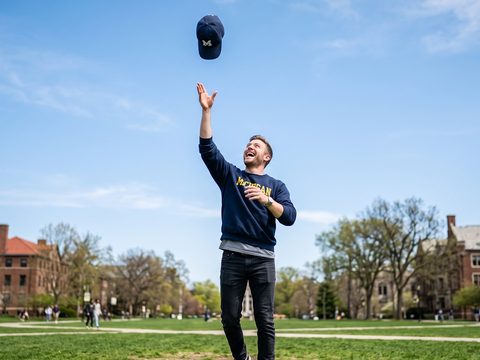 Cap Toss AI video template