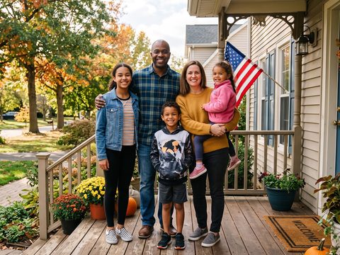 Family Photo Pose AI video template