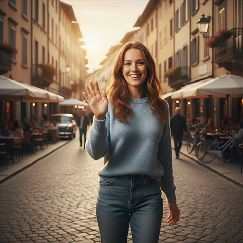 Friendly Wave AI video template