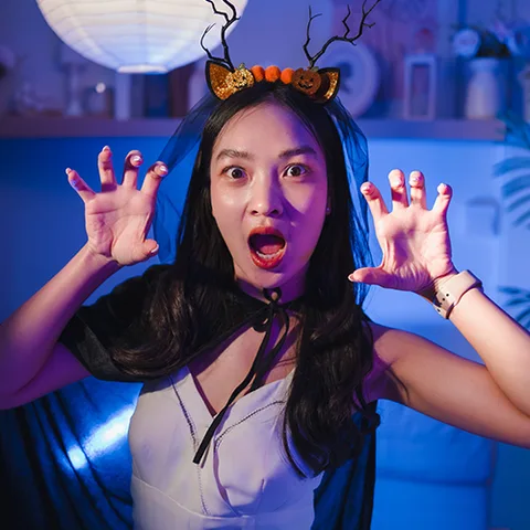 Jump Scare AI video template