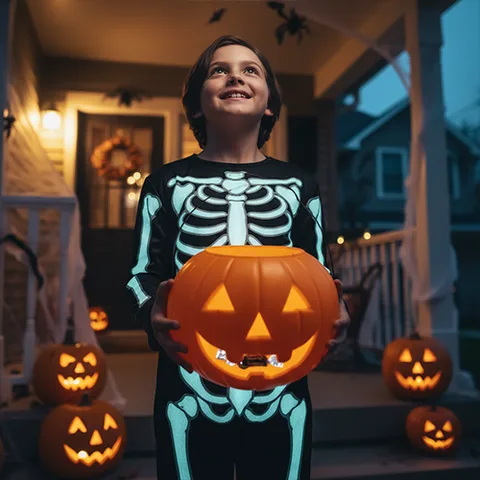 Trick or Treat AI video template